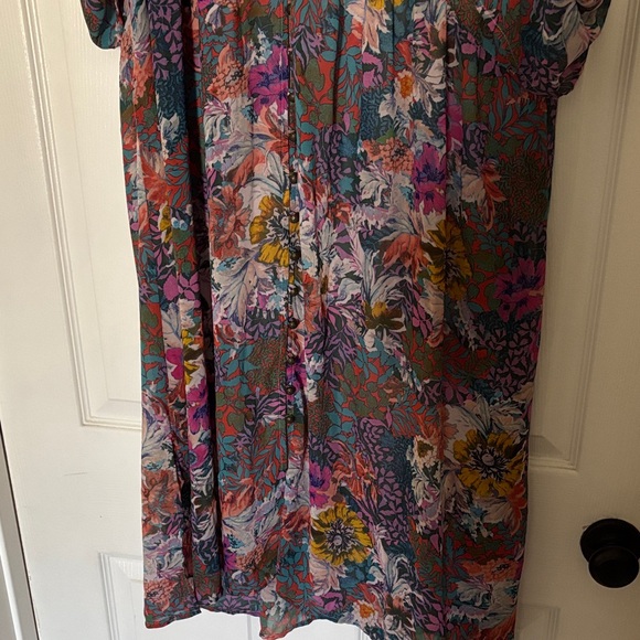 Anthropologie Floral Multicolor Dress - Picture 5 of 11